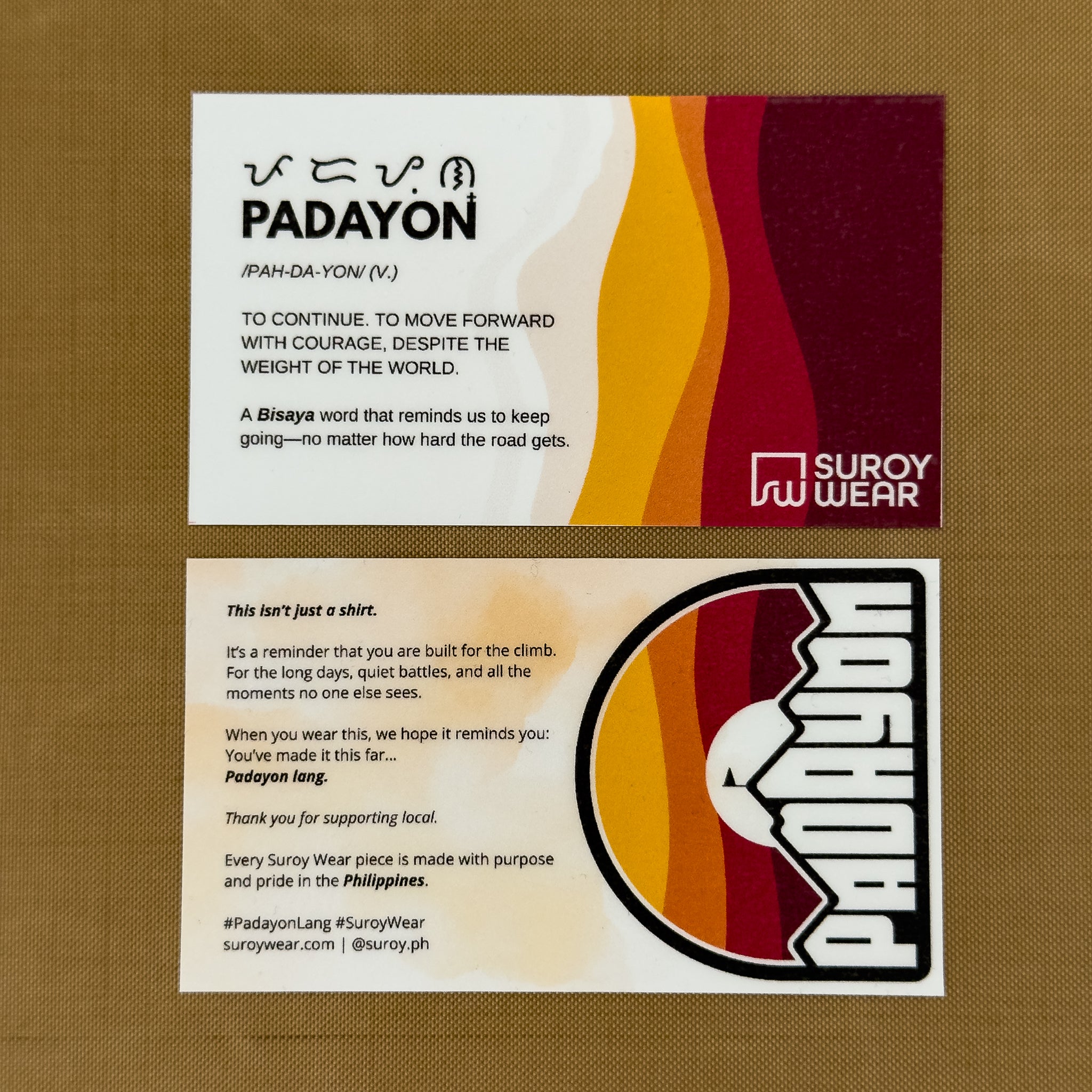 Statement Tee – Padayon Shirt